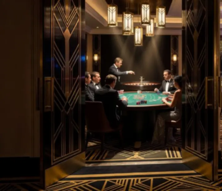 Metamorfoza sali eventowej w elegancki wieczór Casino Night
